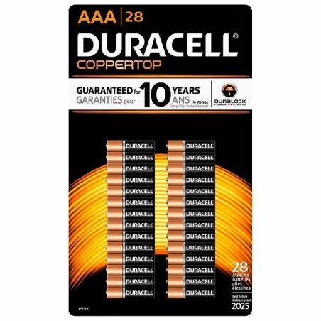 Duracell AAA Alkaline Batteries 28's