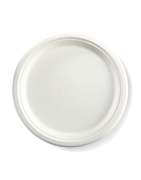 Bio 7" Sugarcane Round Plates 1000's