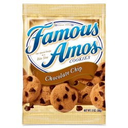 Famous Amos Chocolate Chip Cookies 56g 30's