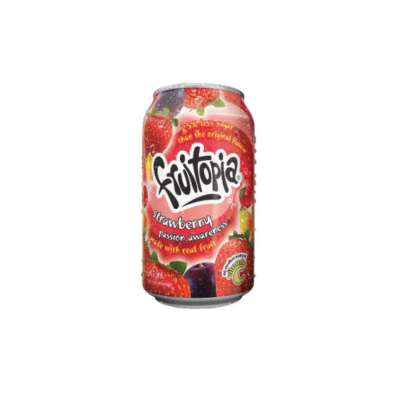 Fruitopia Strawberry Passion 341ml 12's