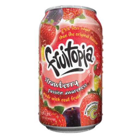 Fruitopia Strawberry Passion 341ml 12's