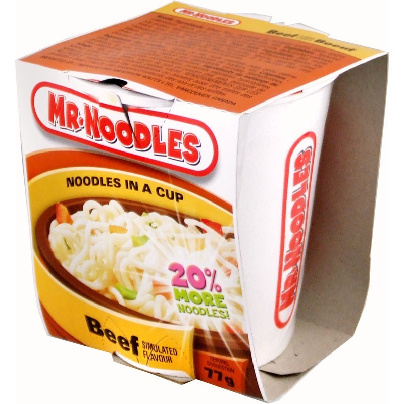 Mr. Noodles Cup-a-Soup Beef 12's