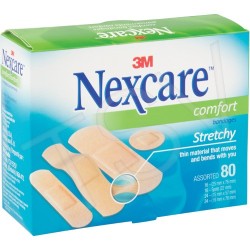 Nexcare Comfort Bandages Assorted 80's