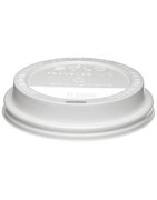 Plastic 10oz. Traveller Lid White 1000's