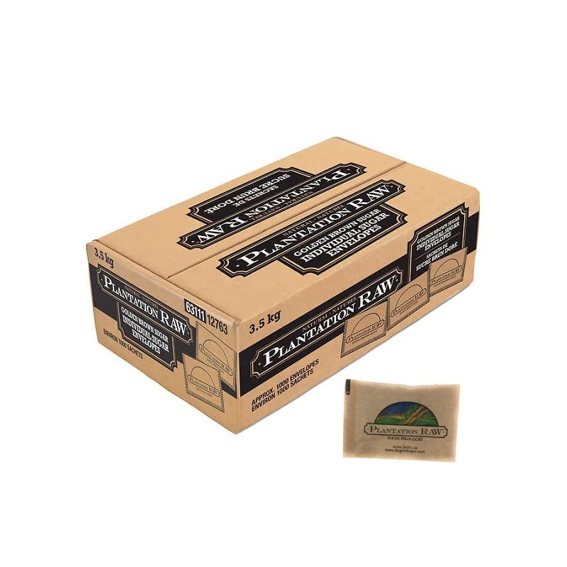 Plantation Raw Sugar Packets 1000's