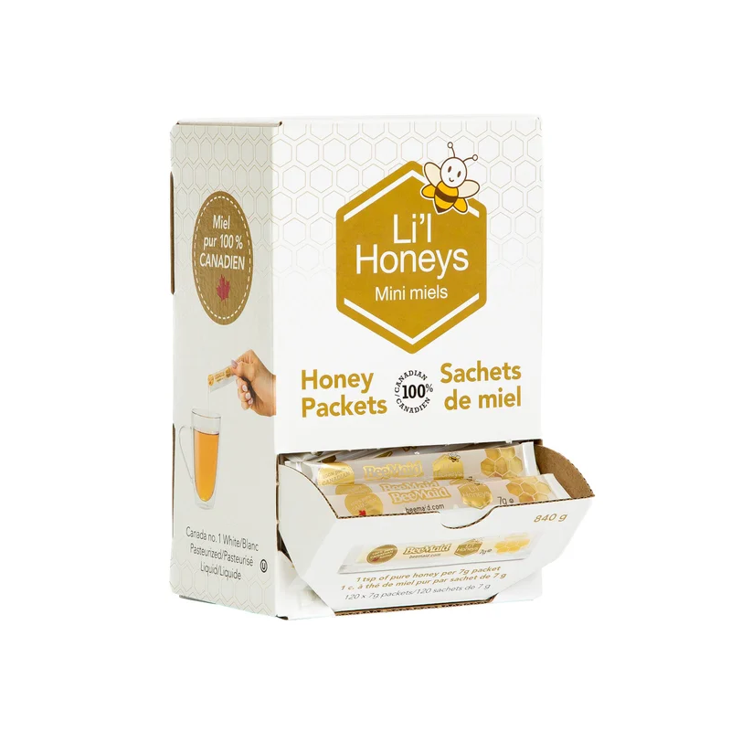 Li'l Honeys 7g Bee Maid Honey Packets 120's Li'l Honeys 7g Bee Maid Honey Packets 120's