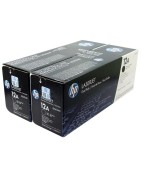 HP 12A 2-pack Genuine Printer Cartridge