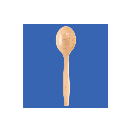 Plastic Spoon Wheat Fibre 1000's (Economy)