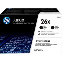 HP 26X 2-pack High Yield Print Cartridge