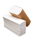 Multi-Fold 1-Ply Recycled Fiber Towel, White 16 Packs of 250's