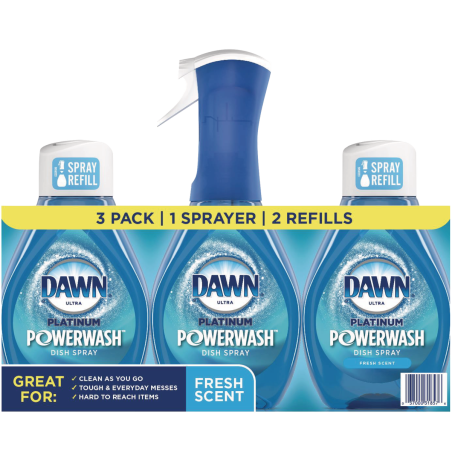 Dawn Platinum Powerwash Dish Spray with Refills