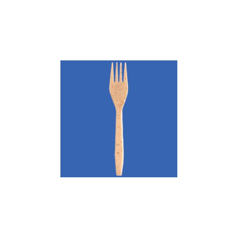 Plastic Fork Wheat Fibre 1000's (Economy)