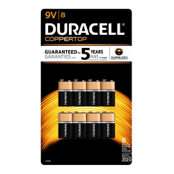 Duracell 9V Batteries 8's