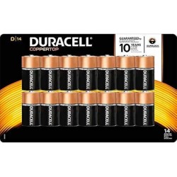 Duracell D Batteries 14's